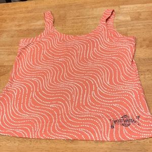 Salmon colored tank Sweetwater Brewing